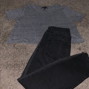 Gray shirt